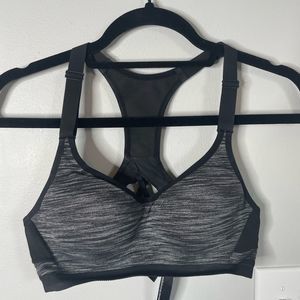 Victoria’s Secret sports bra size 32 B black and grey